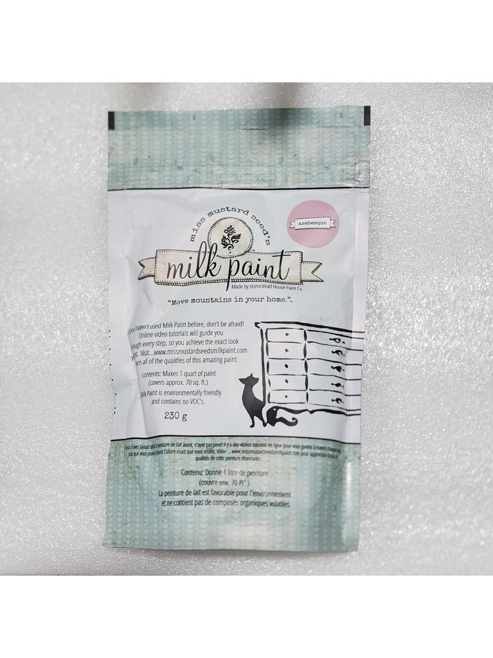 NEW Miss Mustard Seed's Milk Paint Arabesque makes 1 qt